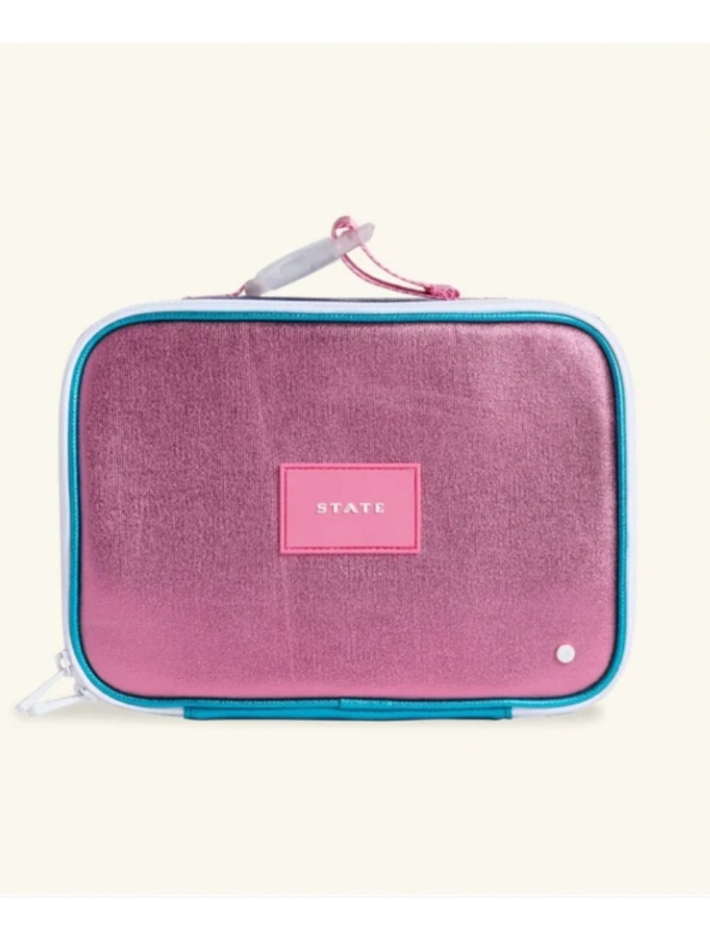 STATE Rodger Lunchbox Turquoise/ Pink